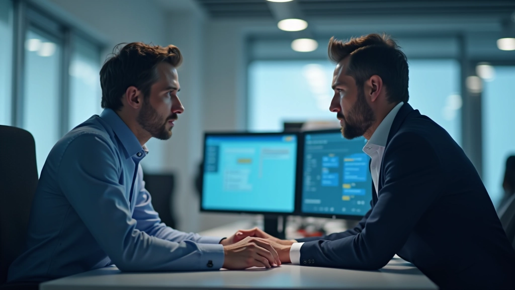 Ricercatore che osserva utente durante sessione di usability testing con eye tracker in laboratorio