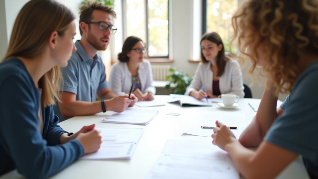 Sessione di brainstorming con sticky notes e schizzi di wireframe