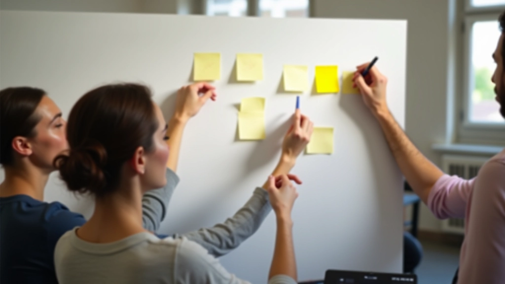 Workshop di ricerca utente con sticky notes